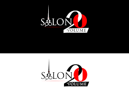 Pastel line art beauty studio logo. Boutique Logo Design For Salon 20volume By Kangkanuvenchu Design 3624598