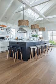 Kitchen Flooring Is Russian White Oak Fumed Prime Grade Hardwax Oil White Tint The Planks Are 8 Wide Kitchen Flooring Oak Floors Floor Design