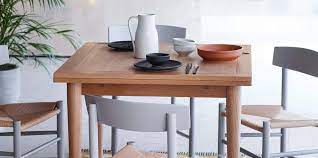 Some foldable dining tables can be used as a small corner table when not being used in its full this table offers a split use where one end can be used as a desk, hidden from sight when dining by a. Best Small Dining Table 18 Compact Dining Tables Small Spaces