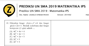 Check spelling or type a new query. Latihan Soal Un Unbk Unkp Matematika Ips Sma 2020 Prediksi Soal Ujian Nasional Sma 2019 Mata Pelajaran Matematika Ips