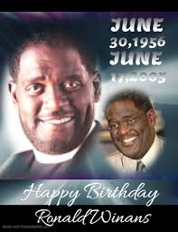 Remembering Ronald "Ron" Winans the day of his birth, Gospel singer who  gained fame as a member of The Winans. Winans also had a thriving career as  a solo artist, recording a