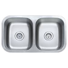 481 0590 stainless steel double bowl