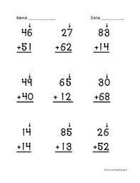 Printable touchmath number line here are some tools we use in. Touch Math Double Digit Addition Worksheets By Lisa S Learning Shop