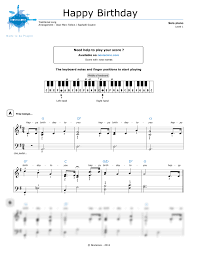 This is the intermediate version for piano in the key of c major. Happy Birthday Song Easy Happy Birthday Song Piano Sheet Music