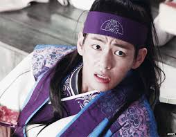 I'm so happy whenever i see . Bts V Hwarang Captured Ep 6 Btstan