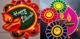 Use materials such as colored rice, dry powder, colored sand, or petals to create patterns on the floor or ground. Diwali Rangoli Designs 2020 30 Beautiful And Latest Easy Rangoli Design