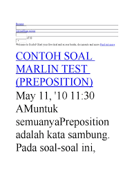 Maybe you would like to learn more about one of these? Marlin Test