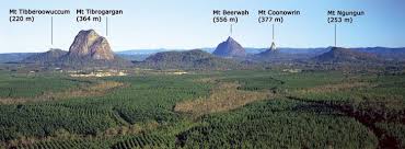 A View Of Some Of The Glass House Mountains Sunshine Coast Queensland From The Fire Tower Platform On Wild Horse Mountain 123m In Beer Glasshouse Mountains Mountains Glass House