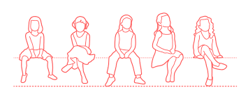 Sitting Chair Girls Front Dimensions Drawings Dimensions Com Pose packer is made for you. sitting chair girls front