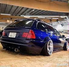 bmw e46 3 series touring blue slammed bmw touring e46 touring bmw