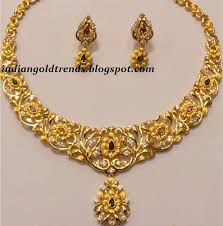 Dazzling Diamond Collections Gold Necklace Designs Gold Jewellery Design Necklaces Gold Jewelry Fashion