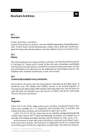 Dicarbonic Acid Esters