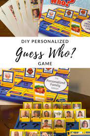 Diy Guess Who Personalized Game Gifts For Kids Christmas Crafts Diy Fun Christmas Crafts