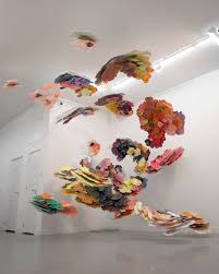 Vollig Losgelost Art Print Cloud Painting Suspended Art Sculpture Art