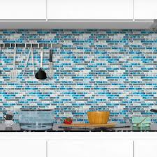 Maybe you would like to learn more about one of these? Buy Stickgoo 10 Sheet Peel And Stick Backsplash Tiles Blue Self Adhesive Kitchen Backsplash In Sapphire Thicker Design Online In Turkey B07yknnrvj