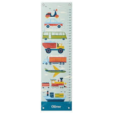Personalized Transportation Growth Chart The Land Of Nod