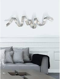 A unique decorating alternative, white blossom branch wall decals take wall decor to another level with the cool 3d white. Amazon Com Silver Metal Wall Sculpture Indoor Outdoor Metal Wall Art Metallic Home Decor Accent Silver Wall Twist By Jon Allen Everything Else