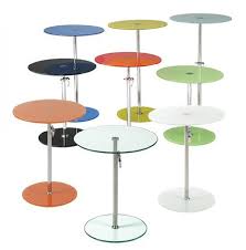 Make A Statement With These Colorful Accent Tables Just 137 00 At Decorum Furniture In Norfolk An Adjustable Side Table Adjustable Table Glass Side Tables