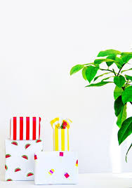 Printable Summer Wrapping Paper Geschenke Verpacken Geschenke Einpacken Geschenkpapier