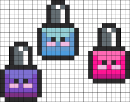 Modele De Vernis Kawai En Perle Hama Avec Images Coloriage Pixel Dessin Sur Petit Carreaux Image De Pixel