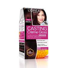 Cherry brown hair colors contain a beautiful blend of rose red and intense brown. Buy L Oreal Paris Casting Creme Gloss Black Cherry 360 87 5 G 72 Ml Find Offers Discounts Reviews Ratings Features Usage Ingredients For L Oreal Paris Casting Creme Gloss Black