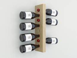 For further information regarding custom wine racks, click here. Floating Oak Wall Mounted Wine Rack Wine Bottle Rack Wine Bottle Shelf
