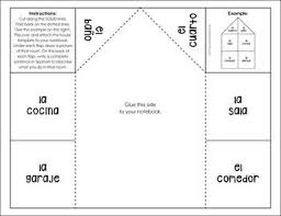 La Casa The House Spanish Interactive Notebook Activity Interactive Notebook Activities Spanish Interactive Notebook Spanish Interactive Notebook Activities