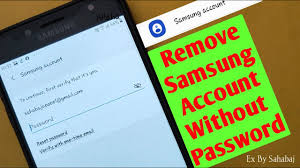 From the settings main page, you can choose a profile photo in the top right corner. How To Remove Delete Samsung Account Without Password Android All Versions Youtube