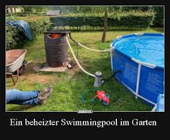Ein Beheizter Swimmingpool Im Garten Swimmingpool Garten Lustige Bilder