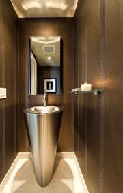 They often lack any natural light. How To Make A Narrow Powder Room Feel Inviting And Comfortable 15 Ideas