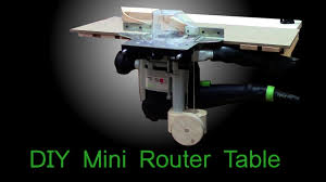 The Festool Of 1010 Router Has A Lot Of Extra Equipment With A Little Bit Of Scrap Wood It Becomes A Mini Router Ta Router Lift Router Table Best Router Table