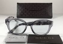 Gucci GG 3745/S KNA97 Women Sunglasses Rounded Clear Gray Lens Gray Marble  50mm