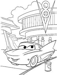 Pixar Car Relax Coloring Page Cars Kleurplaten En Kind