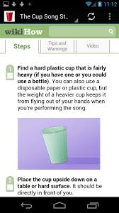 I'll have a lesson up for h. How To Do The Cup Song For Android Apk Download