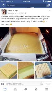 Moist Pandan Sponge Cake Aka Pandan Ogura Cake Baked Using Water Bath Method To Retain The Moist Of The Cake Taste Ogura Cake Fun Baking Recipes Sponge Cake