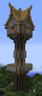 I Crafted A Lookout Tower In Survival Mode And I Didn T Fall To My Death Once Play Unblocked Games Here Batiments Minecraft Creations Minecraft Jeux Minecraft