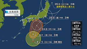 Jun 12, 2021 · 6月12日(土)午後3時、トンキン湾で、台風4号「コグマ」が発生しました。 ãŠã¯ã‚ˆã†æœæ—¥ã§ã™ å…¬å¼ On Twitter å°é¢¨æƒ…å ± å°é¢¨12å·ã®ä»Šå¾Œã®é€²è·¯äºˆæƒ³å›³ã§ã™