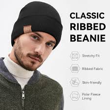 OZERO 2 Packs Beanie for Men Women: Slouchy Beanie Hats Winter Knit Caps  Soft Ski Hat Unisex (Black&Black) at Amazon Men's Clothing store