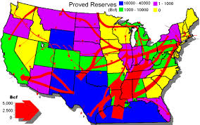 United States Fault Lines Maps The Main Production Areas And Pipeline Routes For Natural Gas New Madrid Map How To Plan