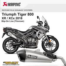 One look at an adv and you would believe they aren't meant for anything other than touring and the occasional trail riding. Triumph Tiger 800 Xcx With An Akrapovic Exhaust Slip On Line System Akrapovic Indonesia Triumph Tiger 800 Triumph Tiger Triumph