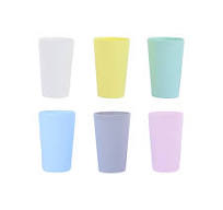 Paquete De Vasos Ecologico Multicolor 6 Pzs 6 Piezas