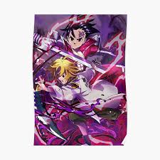 This can be cross checked from the fact that out of the ten commandments,these two are feared the most and they have identical demon marks to meliodas. Zeldris Gifts Merchandise Redbubble