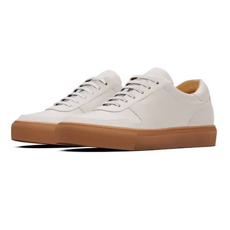 Off-white leather Sneakers with brown sole at Hockerty