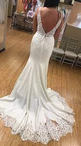 A Simple Silhouette With The Perfect Element Of Sexiness This Wedding Gown From Essense Of Australia H Wedding Dresses Wedding Dresses Lace Wedding Gowns Lace