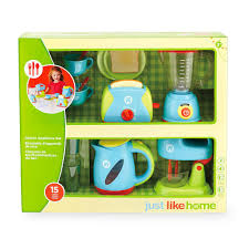 Just Like Home Deluxe Appliance Set Pretend Play Kitchen Toys Toy Store