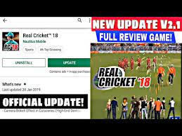 Real cricket™ 20 has a good range of tournaments to chose and play, including the world cup 2019, world test championship, asia cup, champions cup, master cup, under 19 world cup and the premier leagues across the world. Real Cricket 18 New Update V2 1 Full Review Game Play Top Features 2019 Mycricket Ae