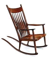 Sam Maloof Rocking Chair Garry Knox Bennett Clock Go To Auction In Los Angeles Rocking Chair Chair Wooden Rocking Chairs