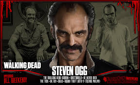 We are happy to announce that STEVEN OGG has been added to the guest list  for HorrorHound Weekend: Cincinnati, which takes place March 20-22nd, at  the Sharonville Convention Center. We are excited