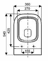 38,5 cm de large x 44 cm de haut (siège et abattant inclus) x 57,8 cm de long. 8 Selection Bathroom Ideas Duravit Toilet Wall Wall Mounted Toilet