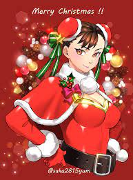 Merry Christmas r/StreetFighter | Chun-Li art by @saku2815yum :  r/StreetFighter